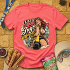 Yellow Strap Tug [RetroBadge] T-Shirt