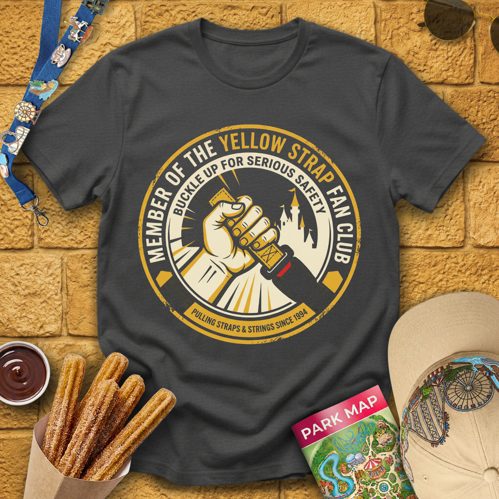 Yellow Strap Fan Club [VintageBadge] T-Shirt