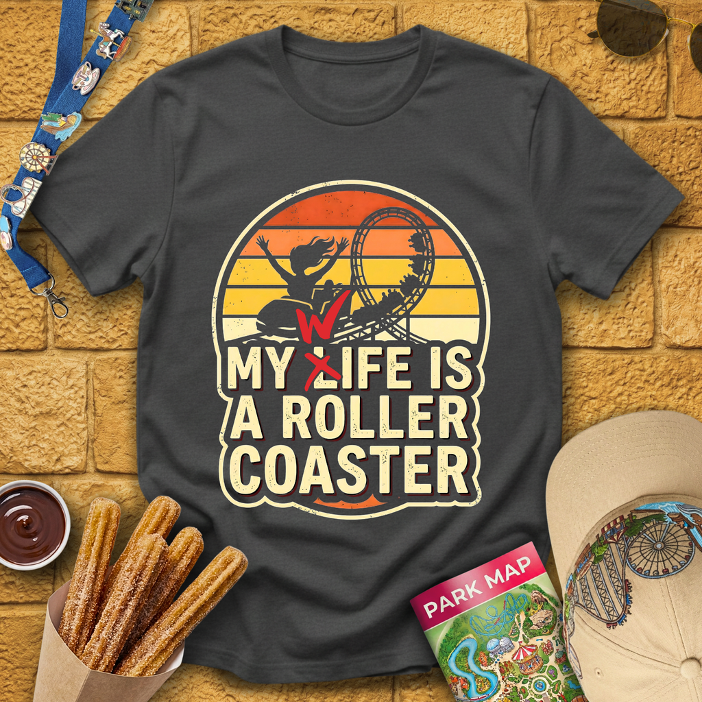 Wife Roller Coaster [70s] T-Shirt