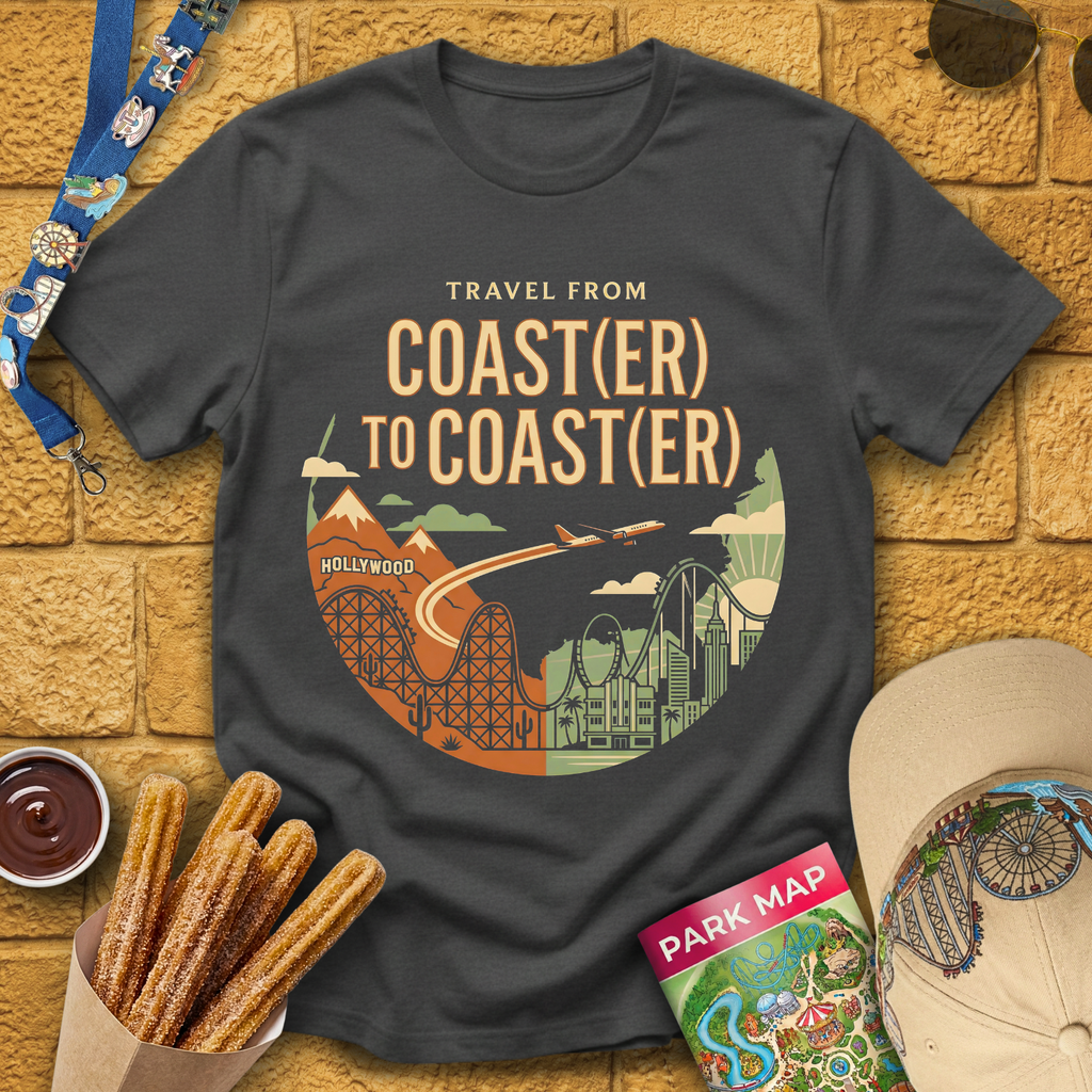 Coast(er) to Coast(er) [Badge] T-Shirt