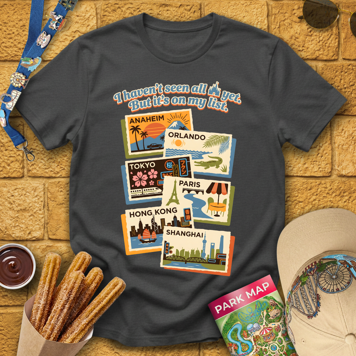 Castles On My List [Postcards] T-Shirt