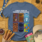 Poop In Themed Bathrooms [Comic] T-Shirt