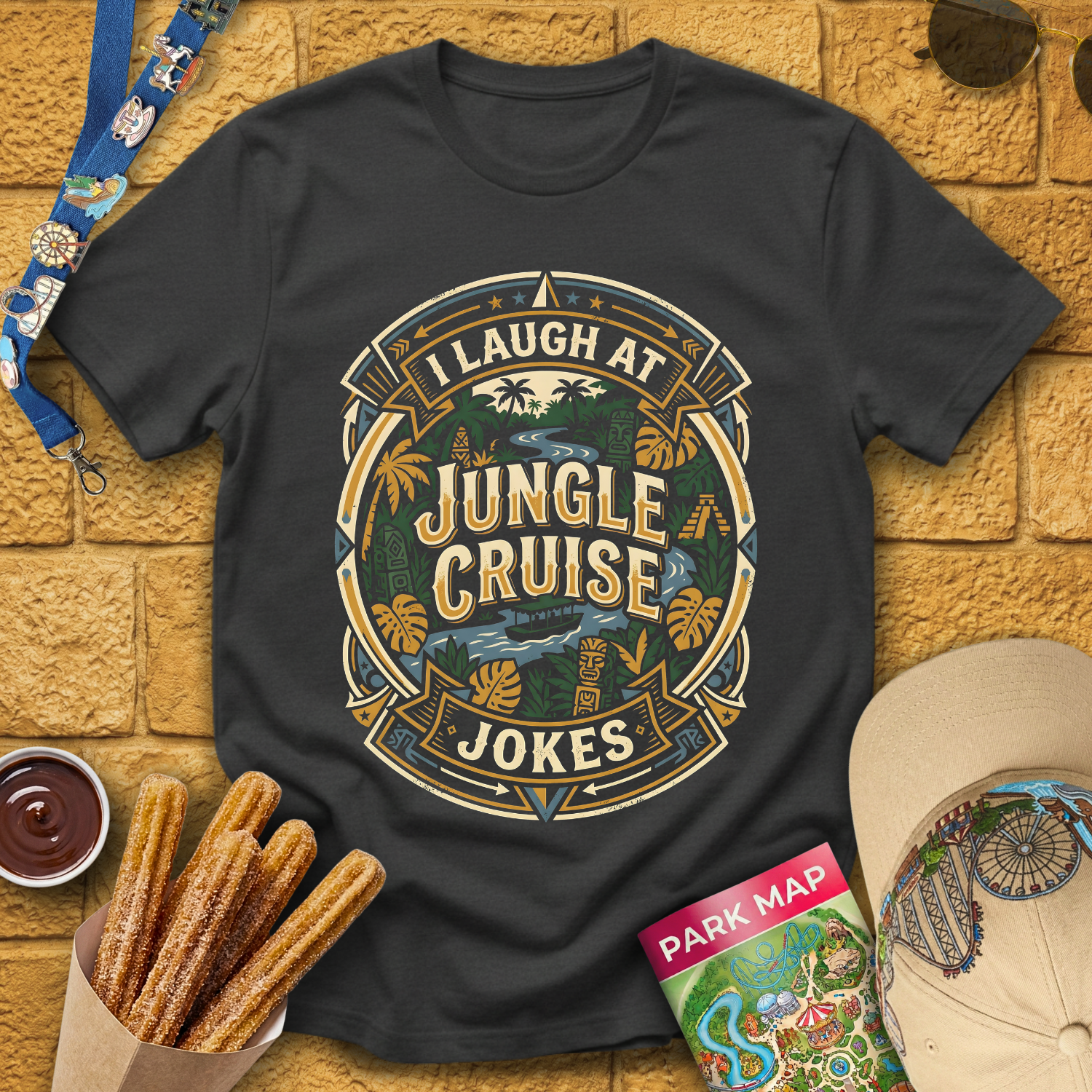 Jungle Cruise Jokes [TikiPop] T-Shirt