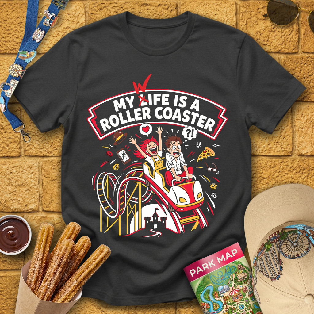 Wife Roller Coaster [Comic] T-Shirt