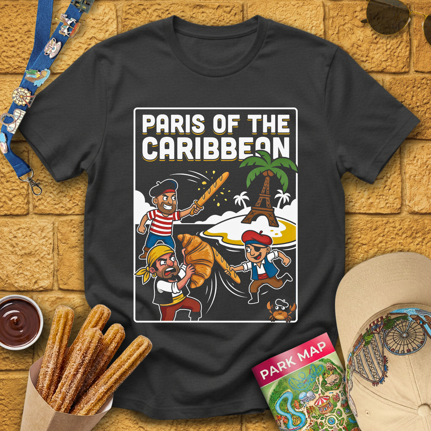 Paris Of The Caribbean [Comic] T-Shirt