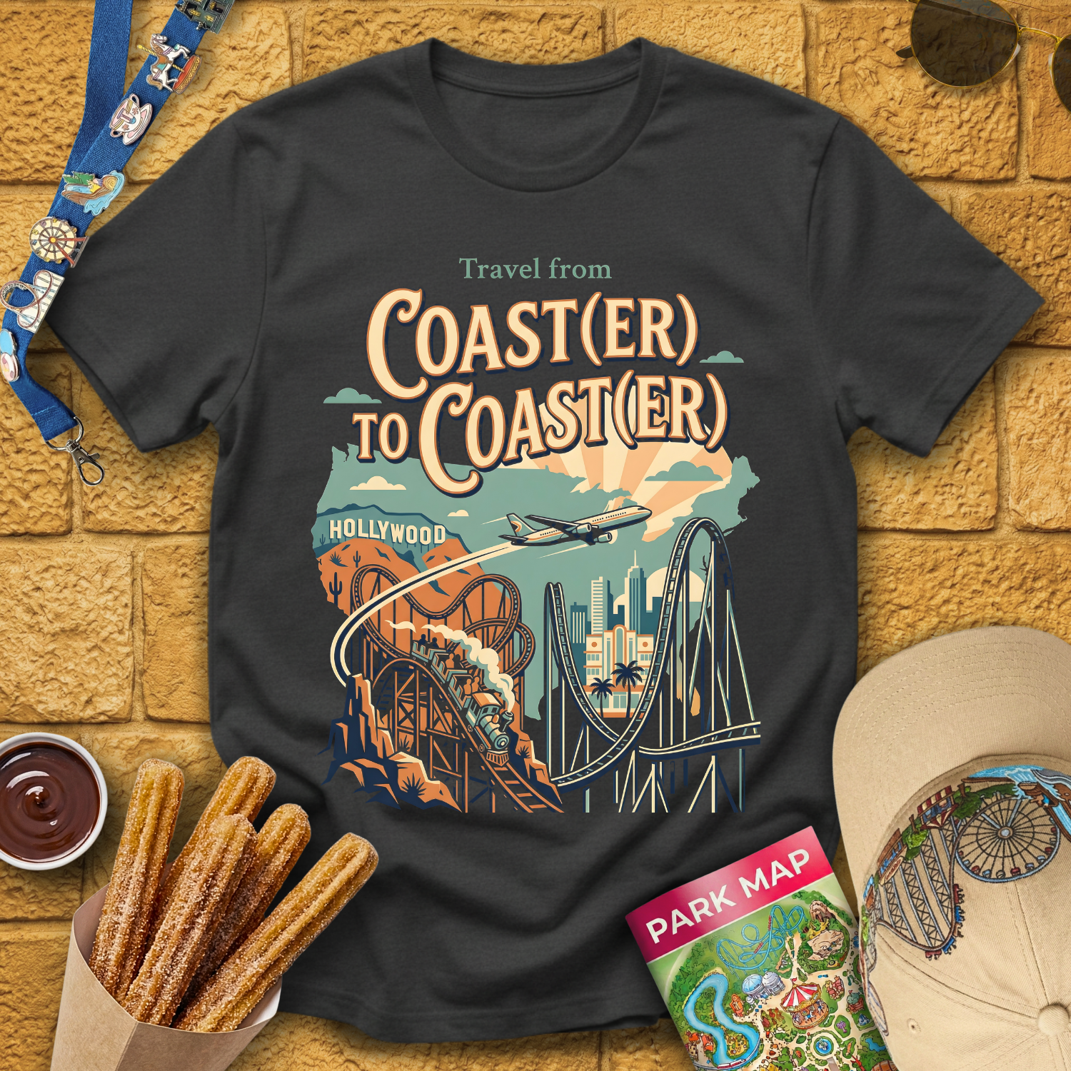 Coast(er) to Coast(er) [Vintage] T-Shirt