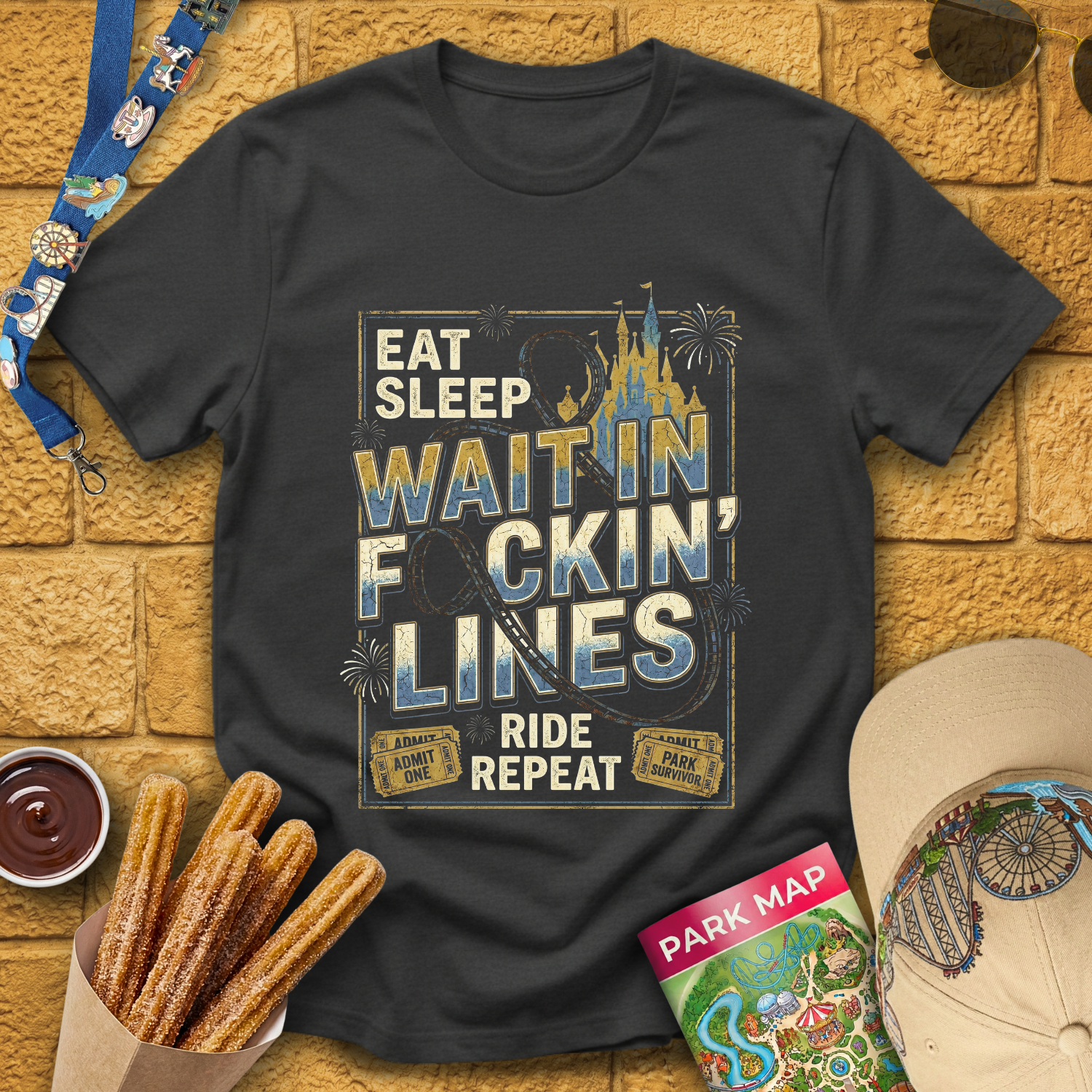 Sleep Wait Repeat [Vintage] T-Shirt