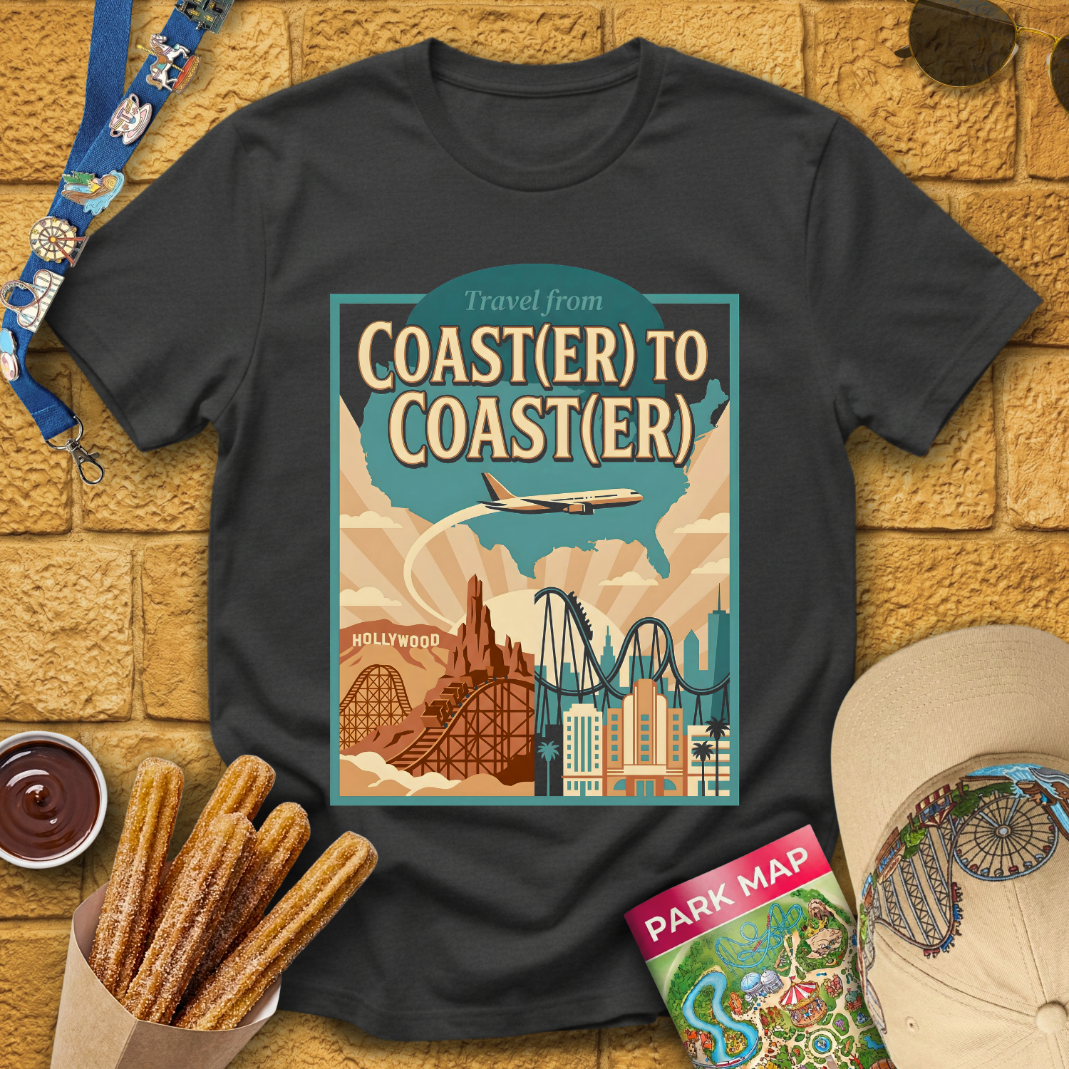 Coast(er) to Coast(er) [ElitePoster] T-Shirt