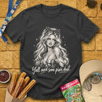 Pixie Dust Doll [MonoGlam] T-Shirt for Theme Park Fans (Dark Heather Grey)