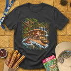 Santa Skipper [Cinematic] T-Shirt for Theme Park Fans (Dark Heather Grey)