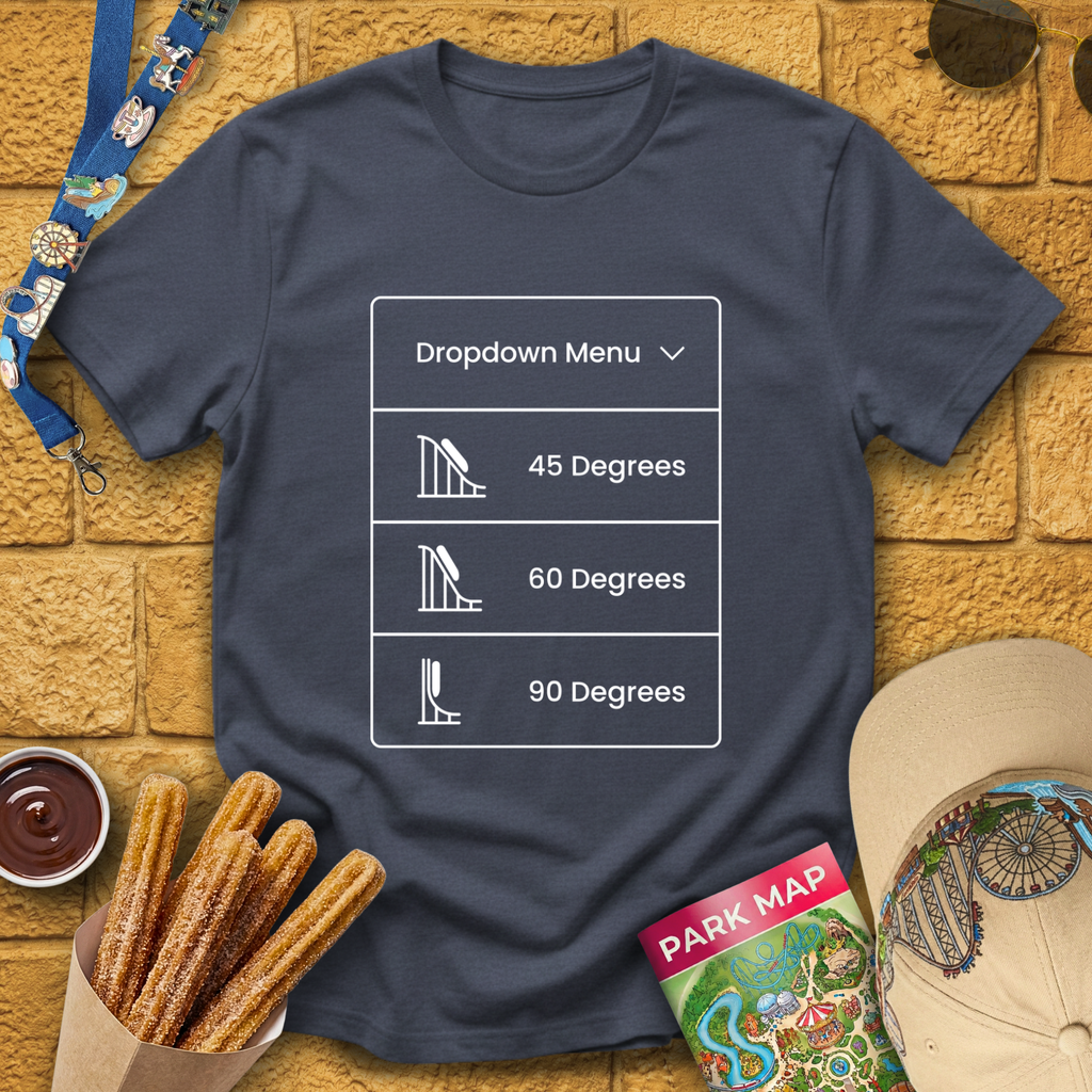 Dropdown Menu T-Shirt