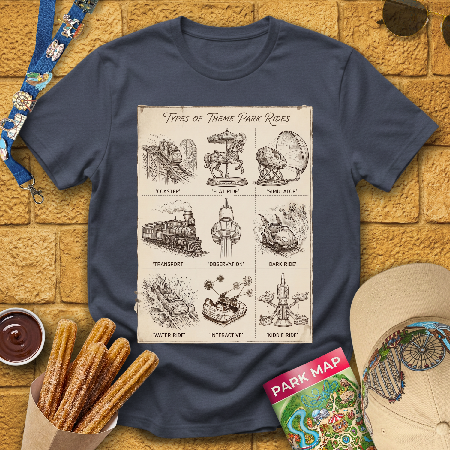 Types Of Rides [Vintage] T-Shirt