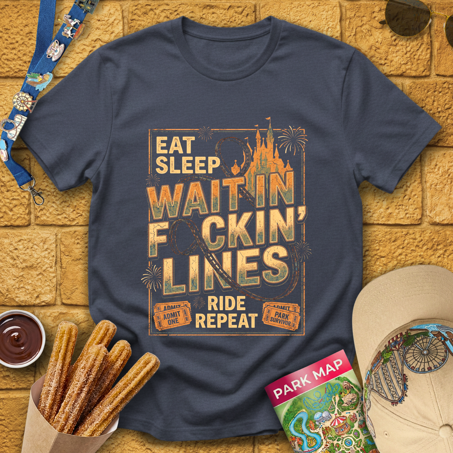 Sleep Wait Repeat [Vintage] T-Shirt