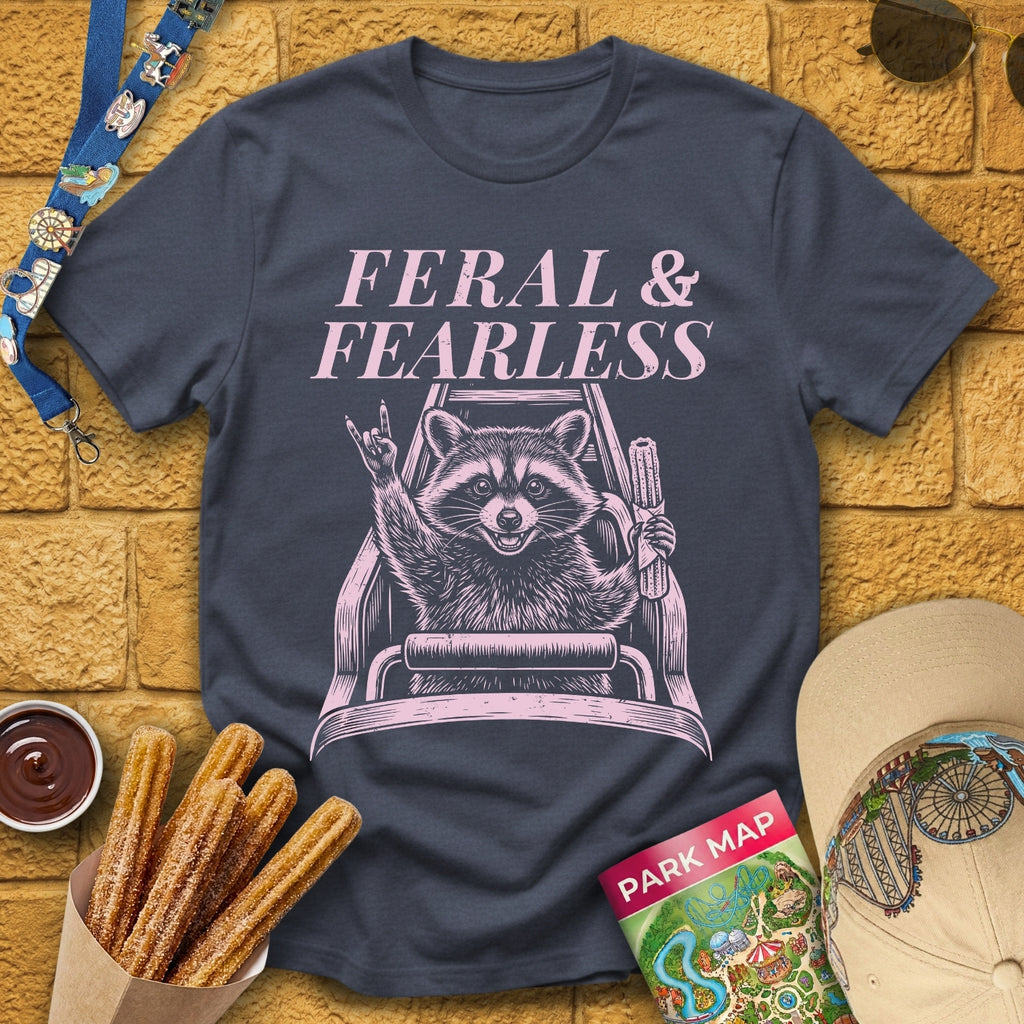 Feral&Fearless [Woodcut] T-Shirt