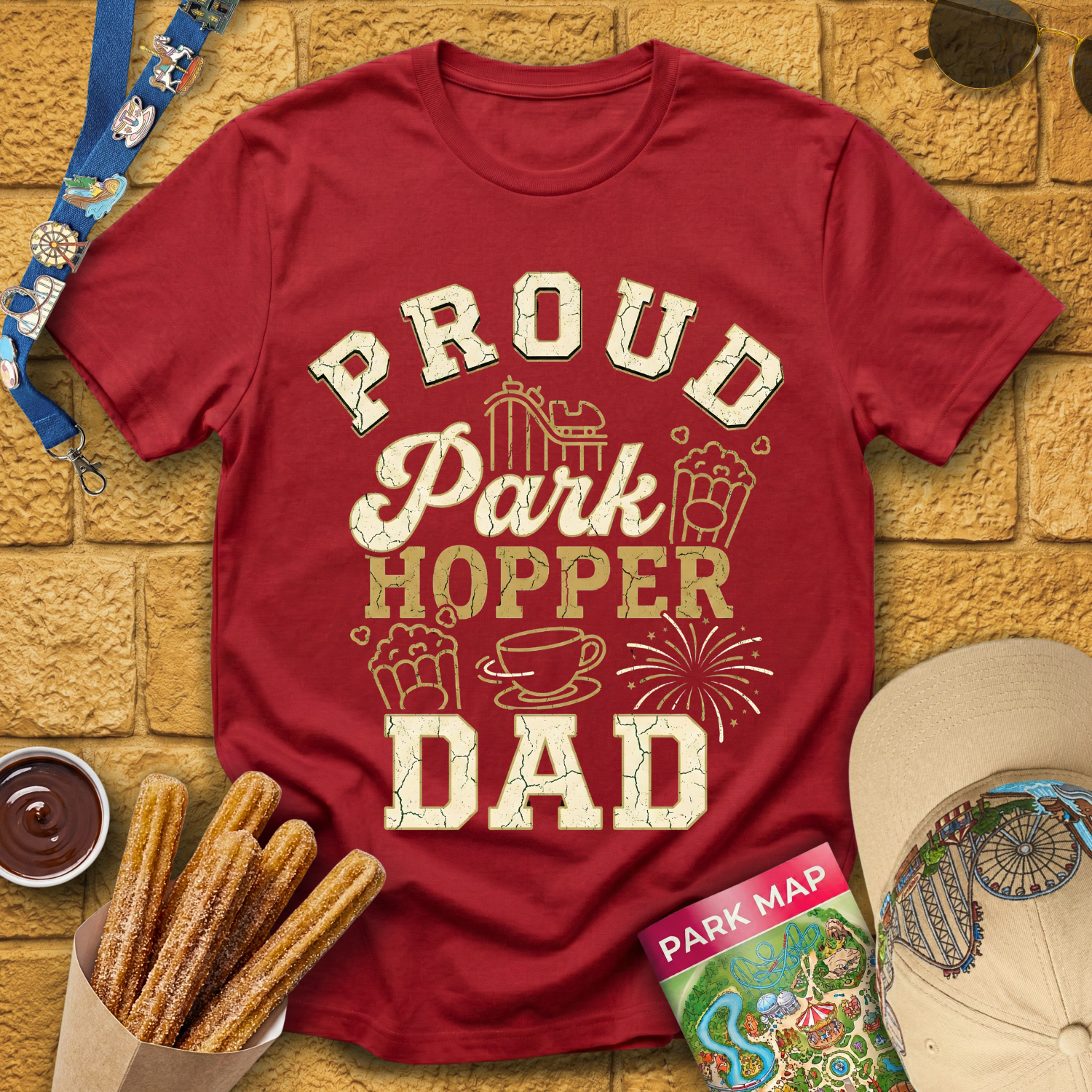 Proud Park Hopper Dad [Bold] T-Shirt