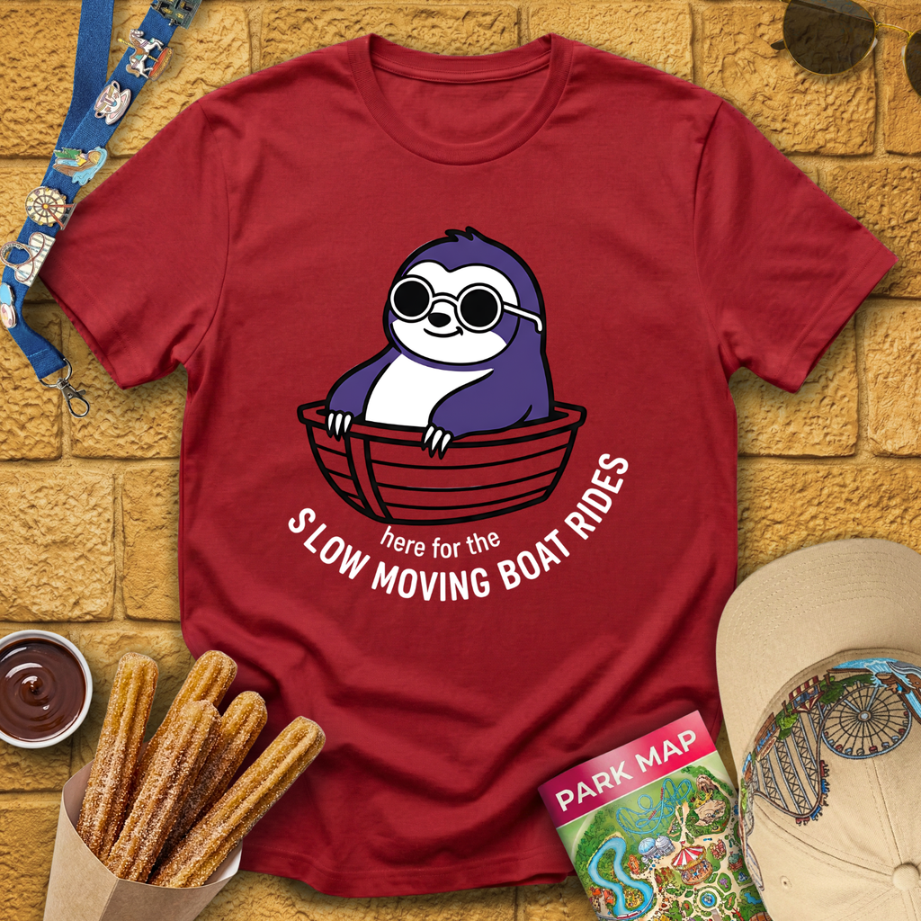 Slow Moving Boat Rides [Sloth] T-Shirt