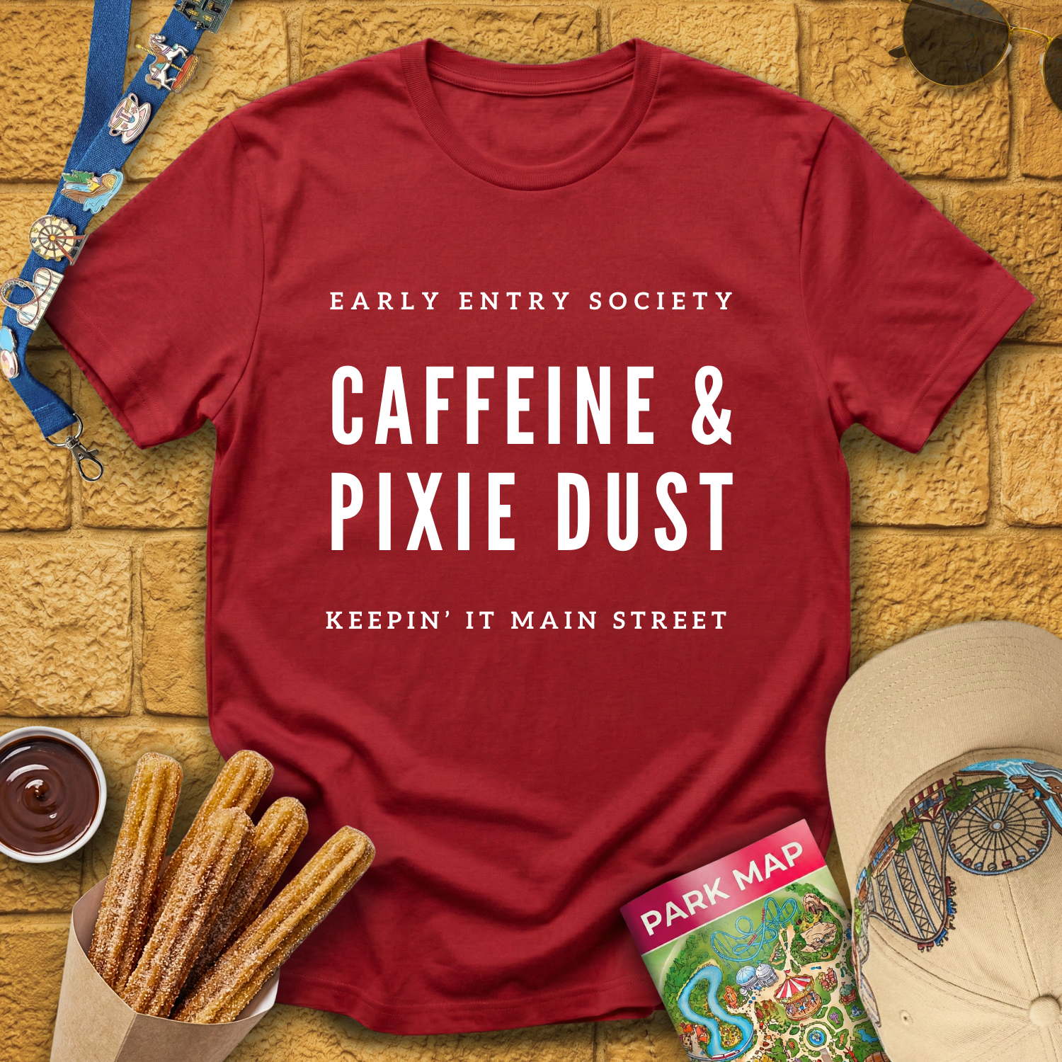 Caffeine & Pixie Dust [Sleek] T-Shirt