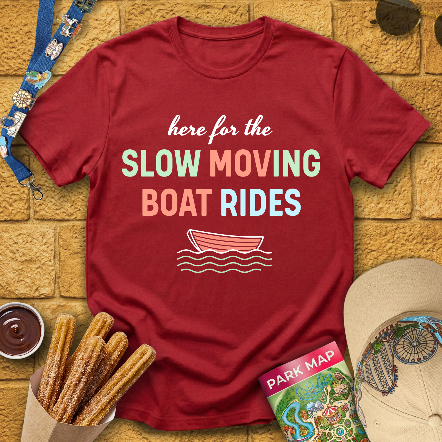 Slow Moving Boat Rides [Icon] T-Shirt