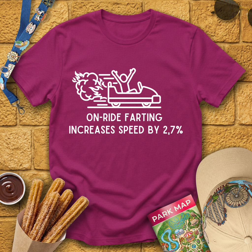 Farting Increases Speed [Sleek] T-Shirt