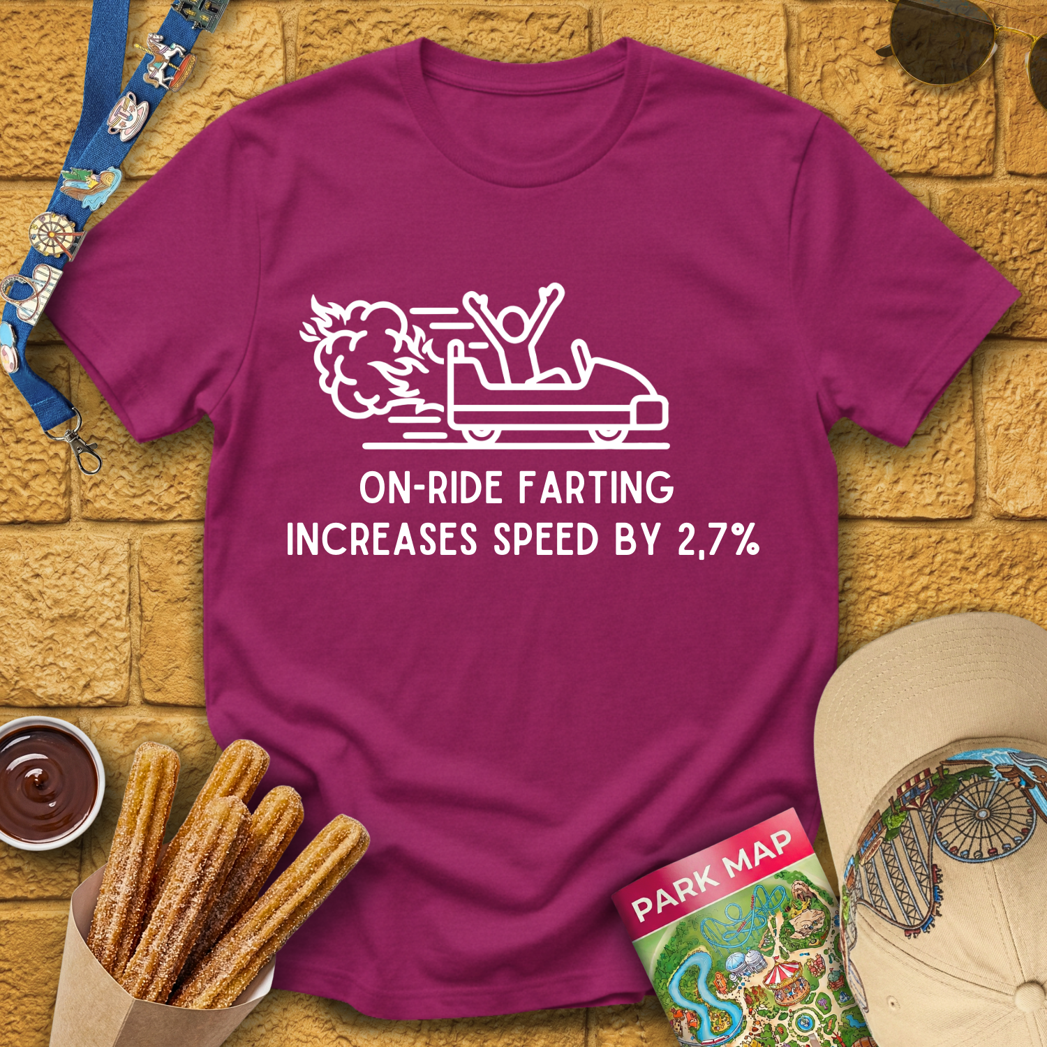 Farting Increases Speed [Sleek] T-Shirt