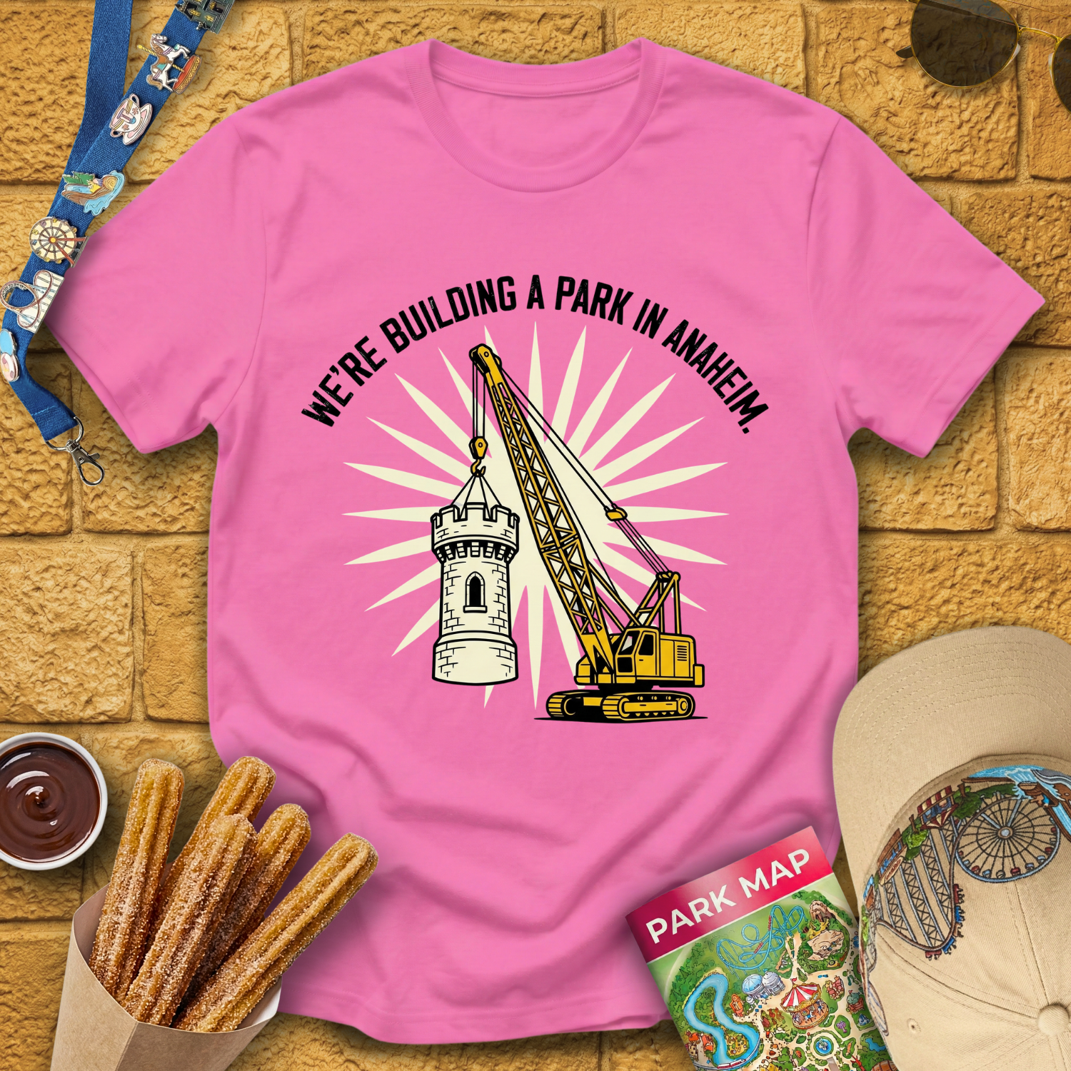 Building A Park [Crane] T-Shirt