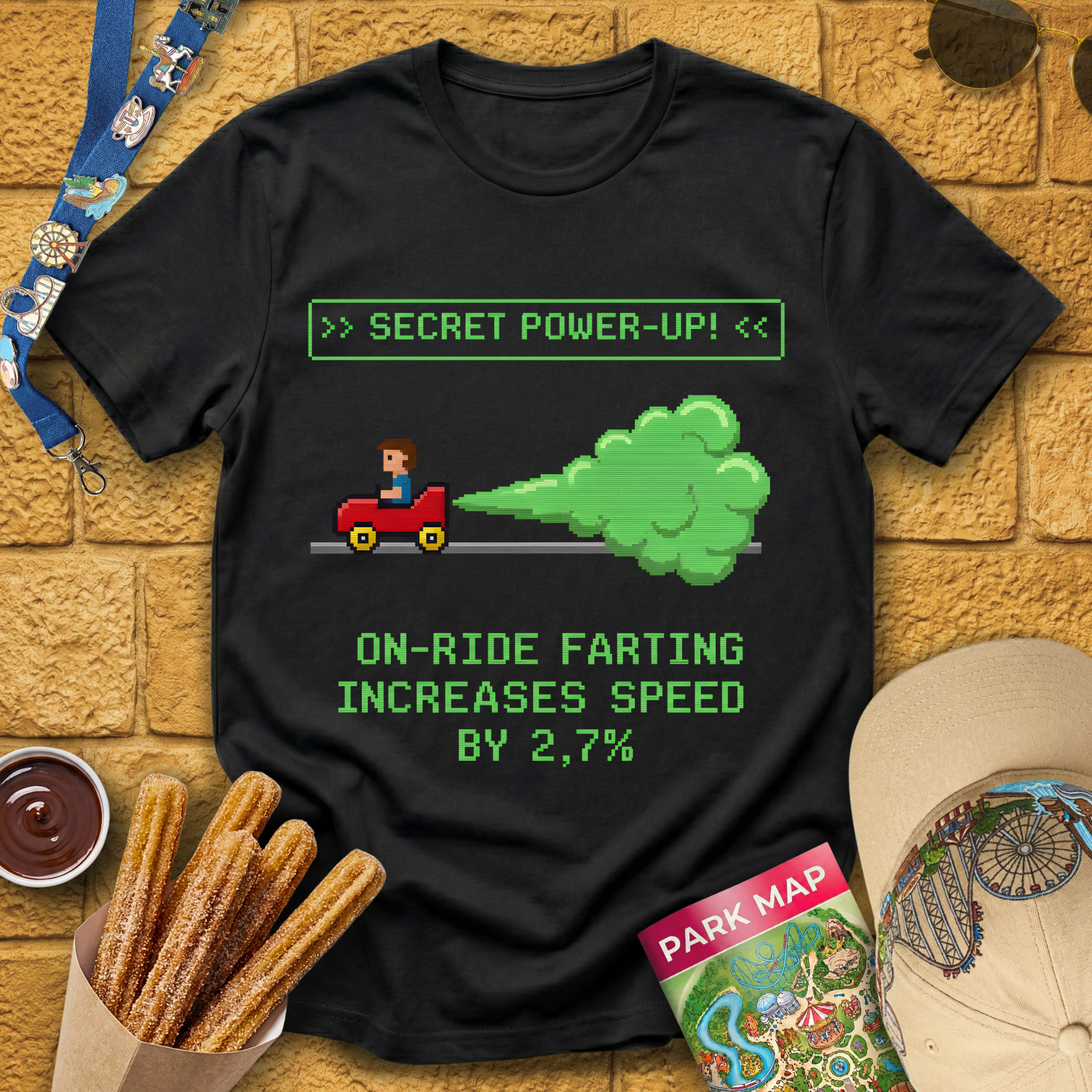 Farting Increases Speed [Arcade] T-Shirt