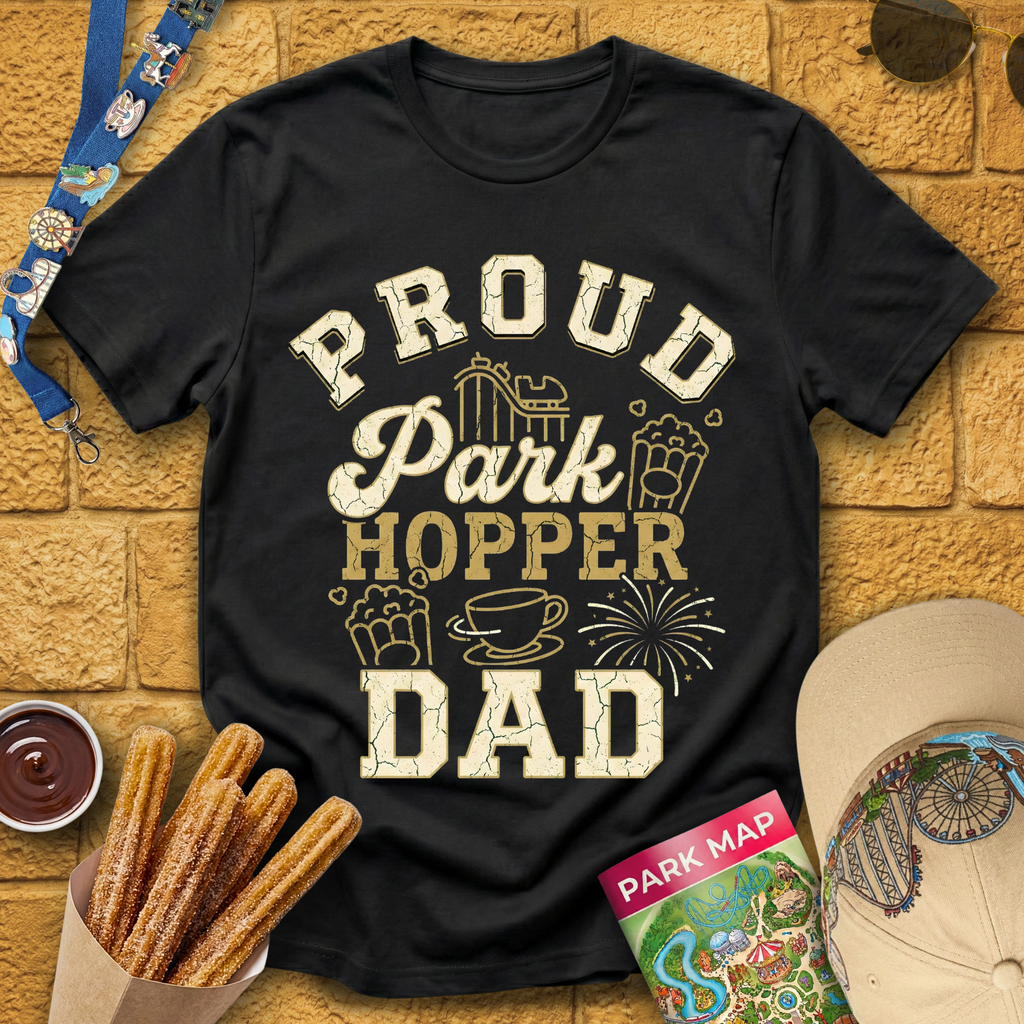 Proud Park Hopper Dad [Bold] T-Shirt