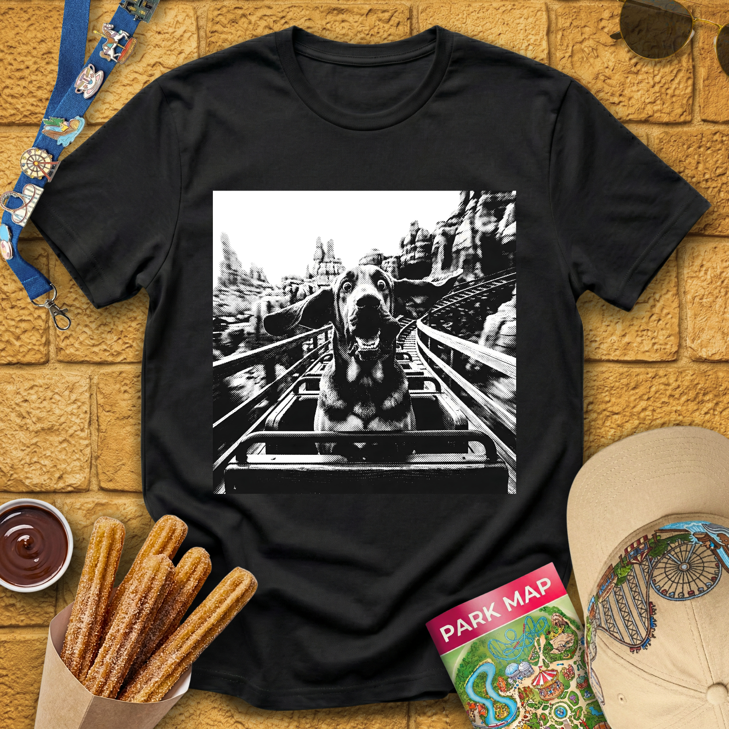 Basset Hound Dog Coaster T-Shirt