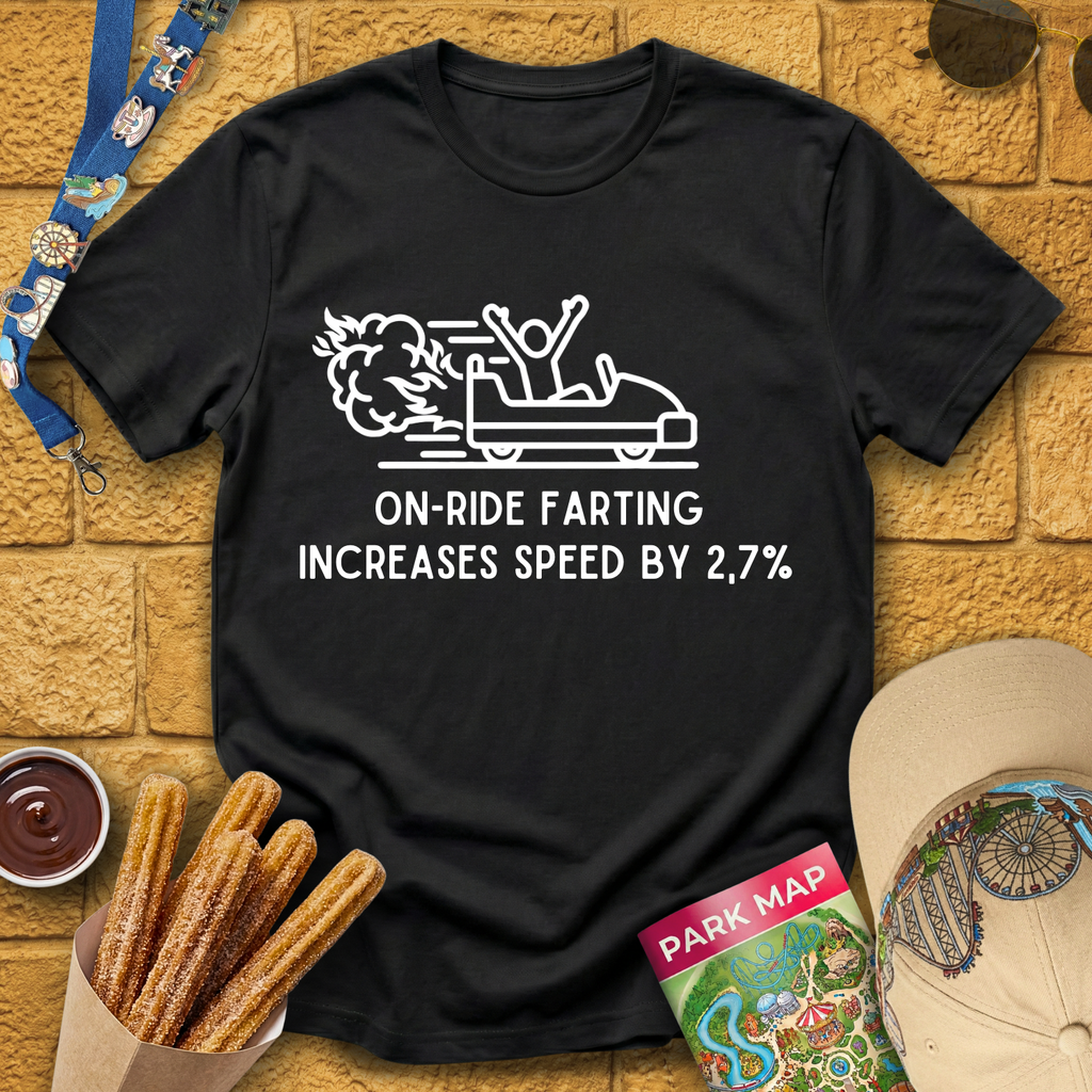 Farting Increases Speed [Sleek] T-Shirt