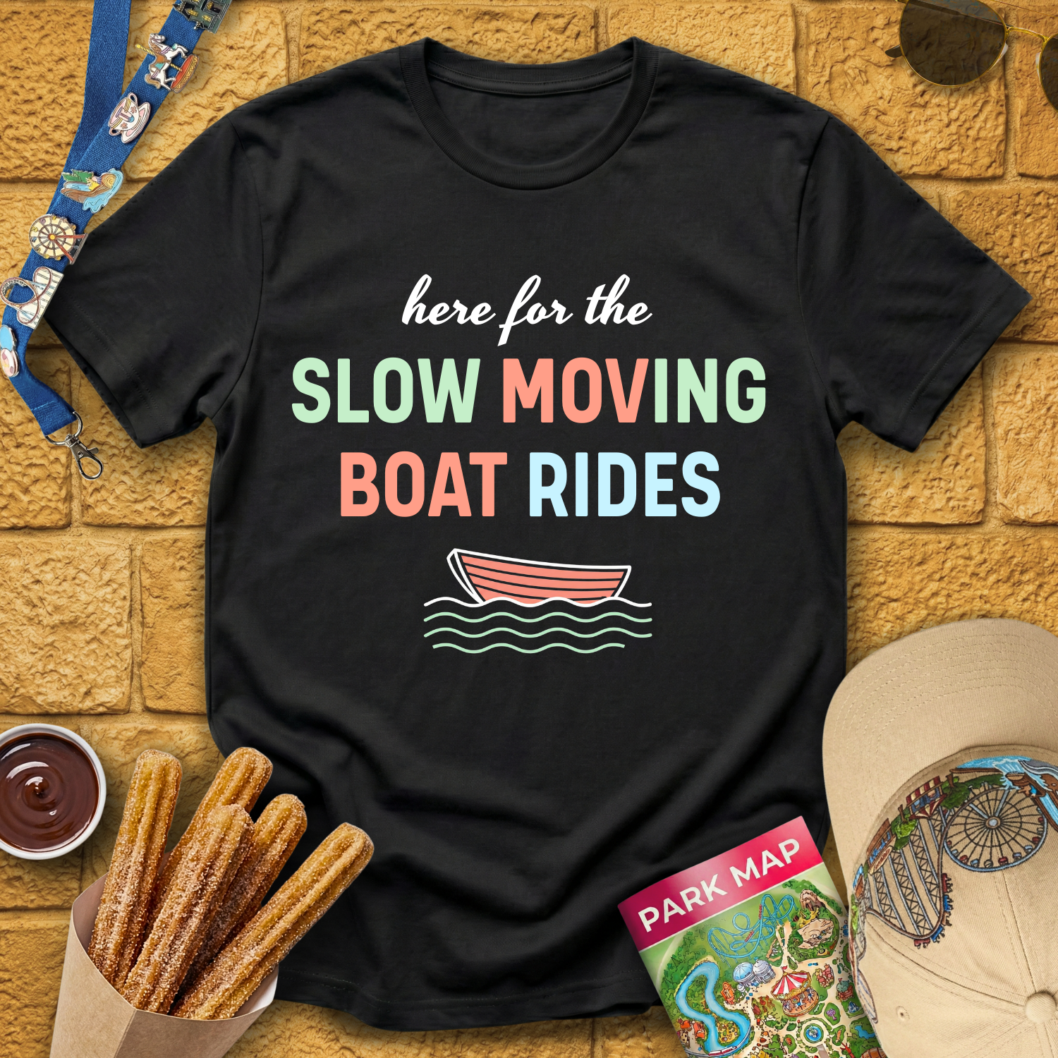 Slow Moving Boat Rides [Icon] T-Shirt