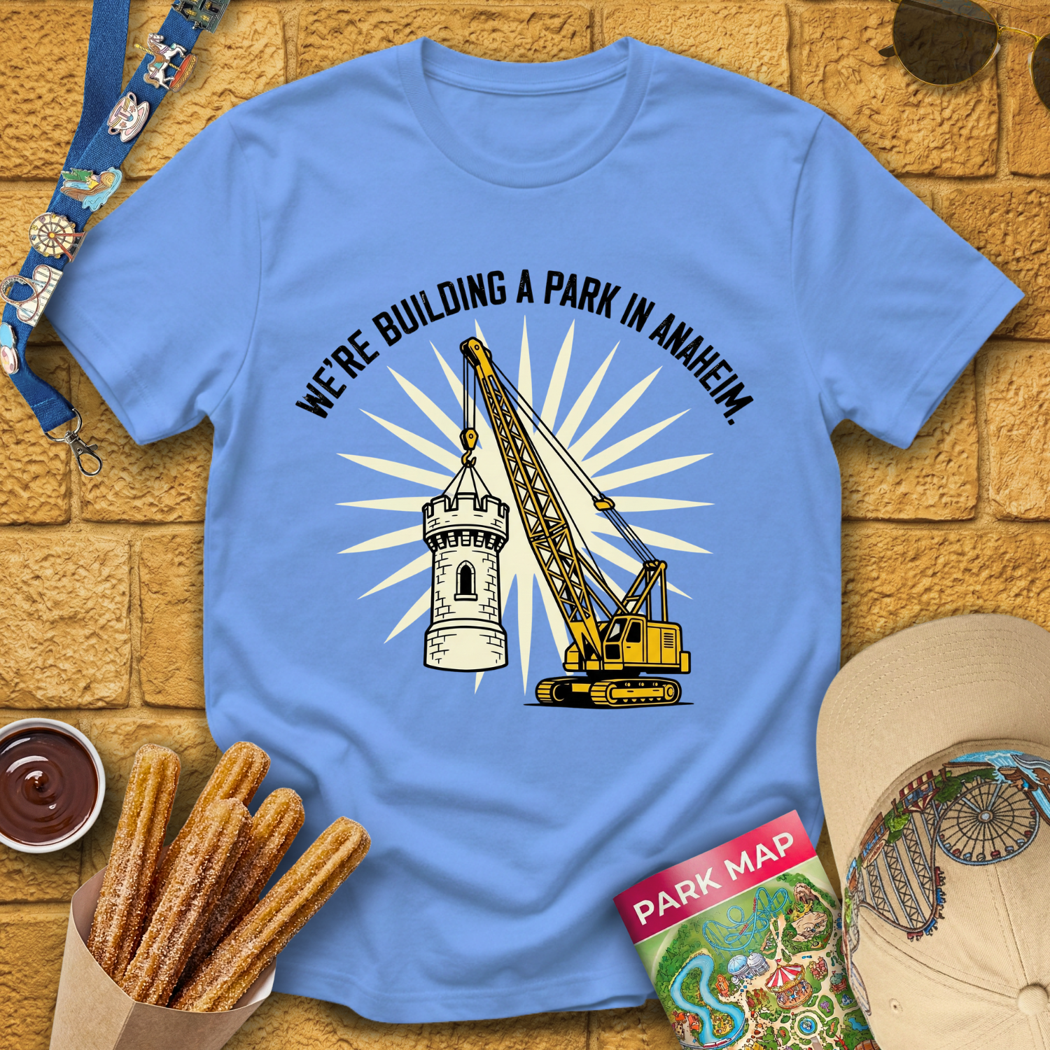 Building A Park [Crane] T-Shirt