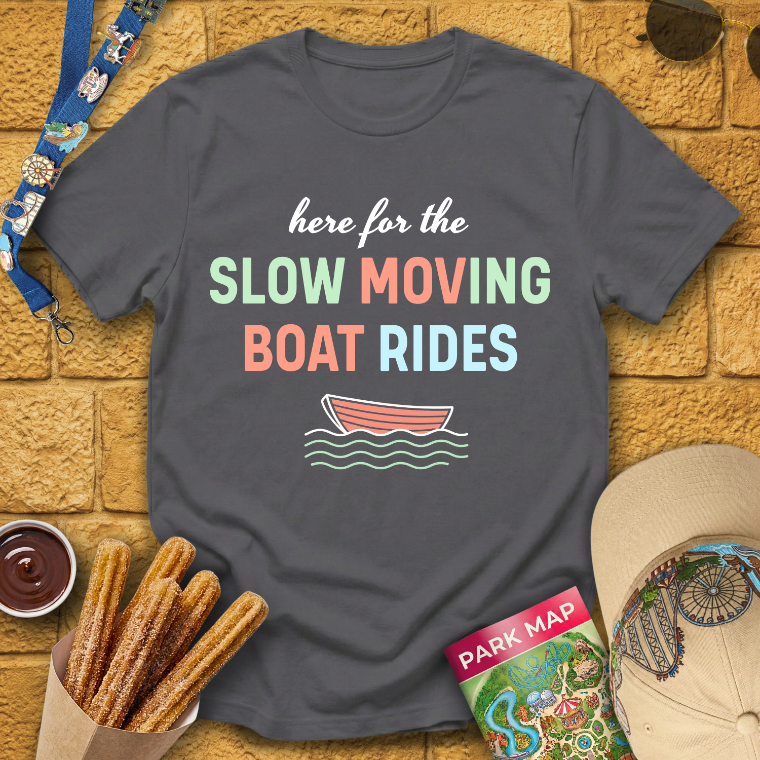 Slow Moving Boat Rides [Icon] T-Shirt