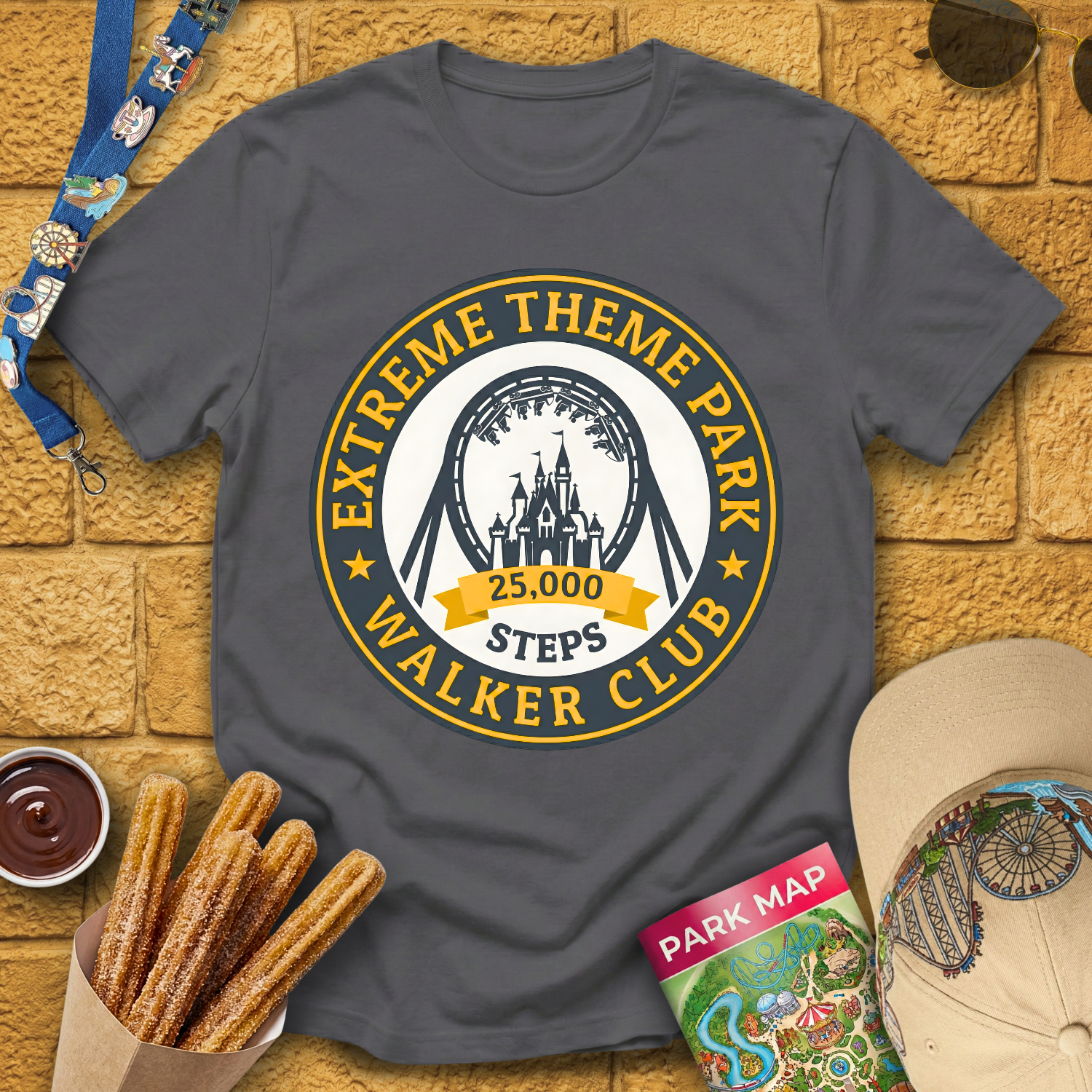 Extreme Theme Park Walker Club T-Shirt