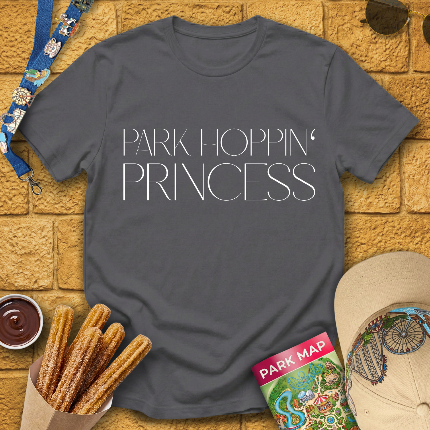 Park Hoppin' Princess [Sleek] T-Shirt