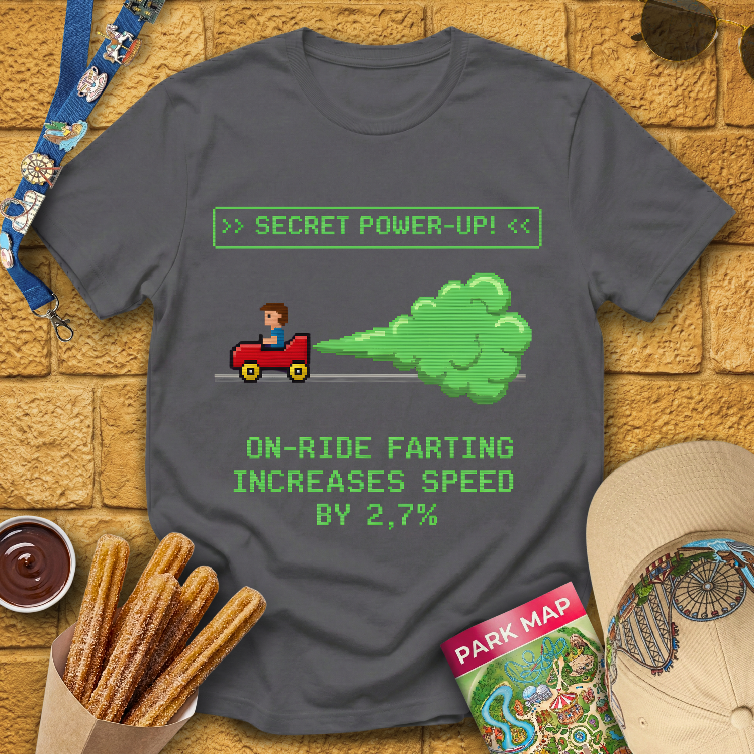 Farting Increases Speed [Arcade] T-Shirt