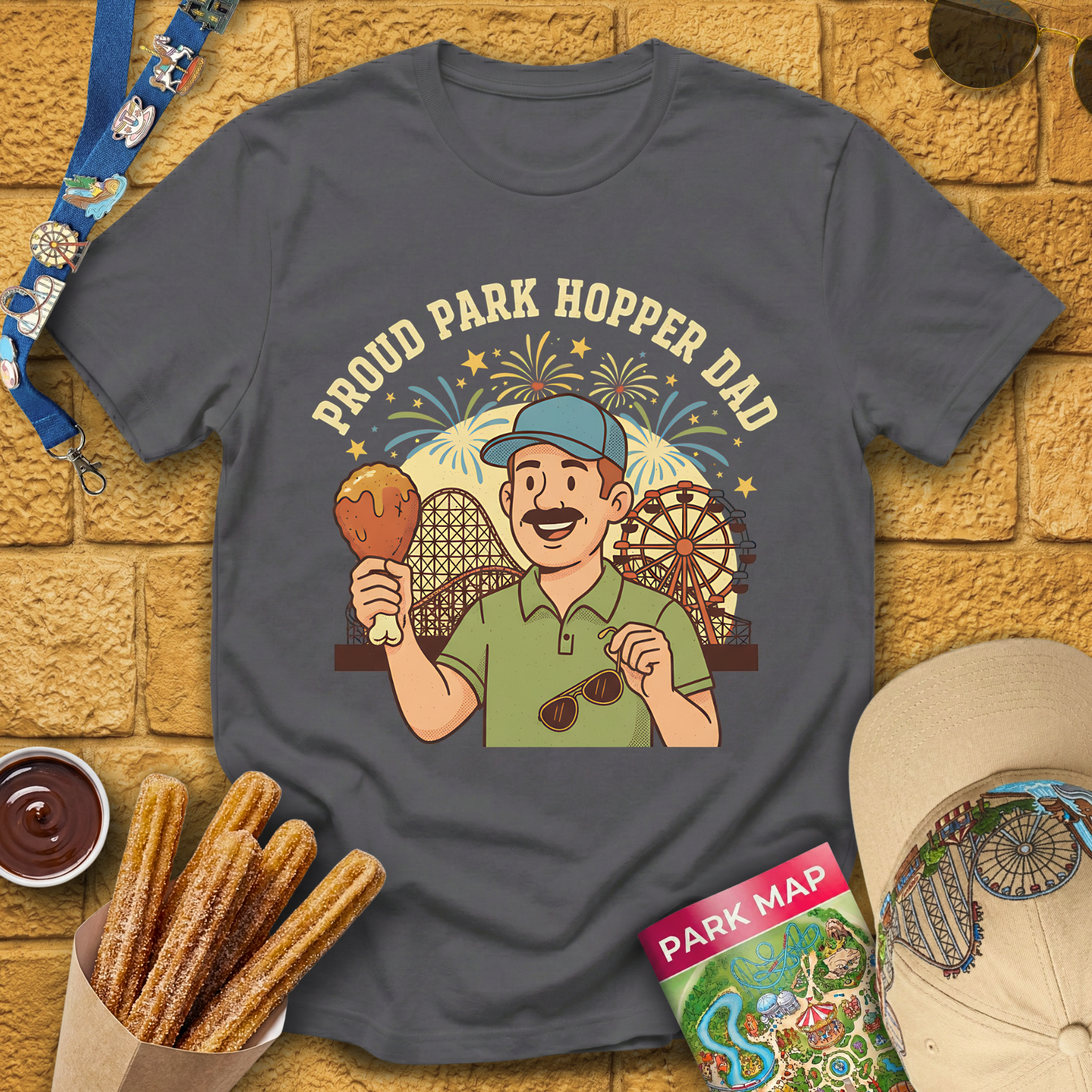 Proud Park Hopper Dad [Fun] T-Shirt