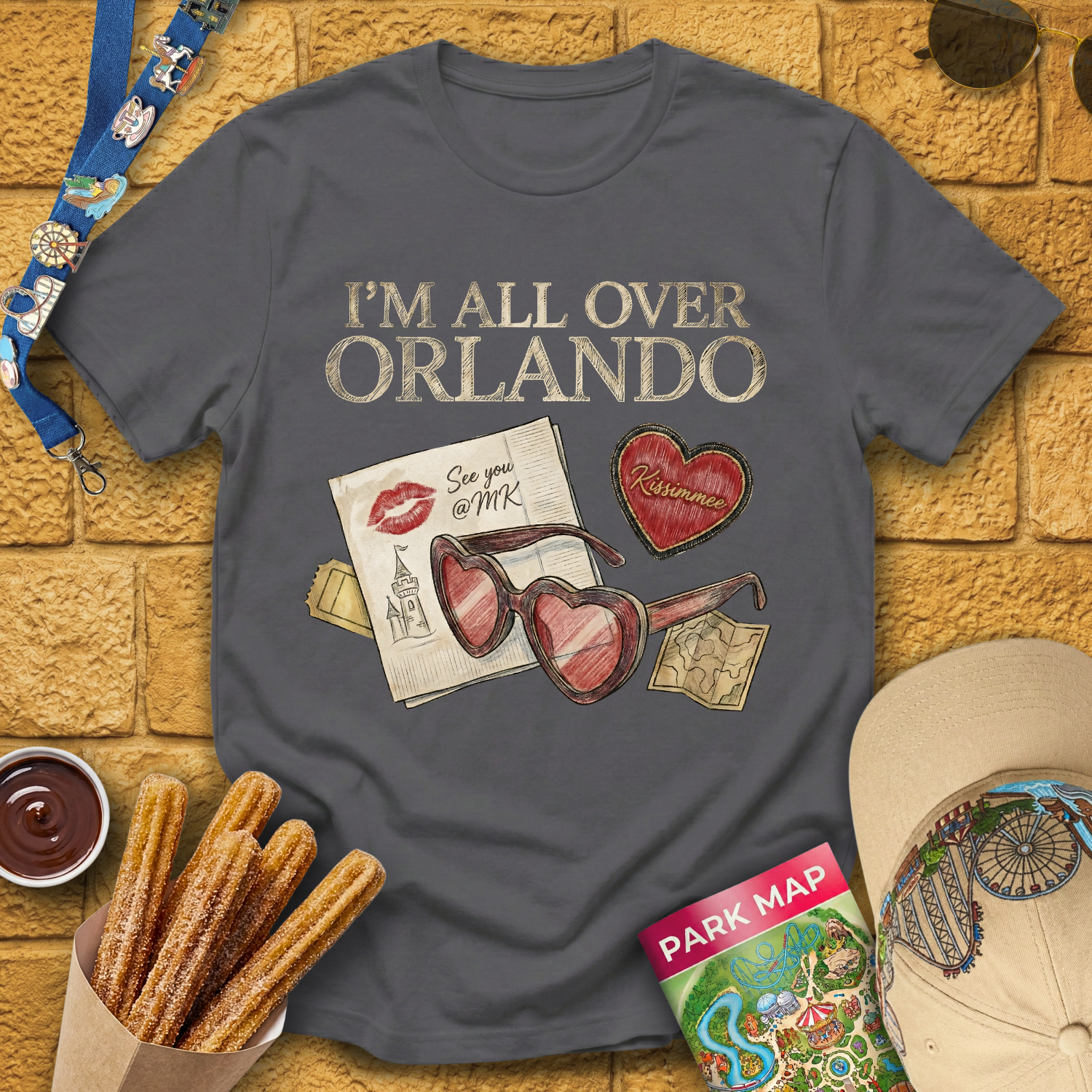 All Over Orlando [Handcraft] T-Shirt