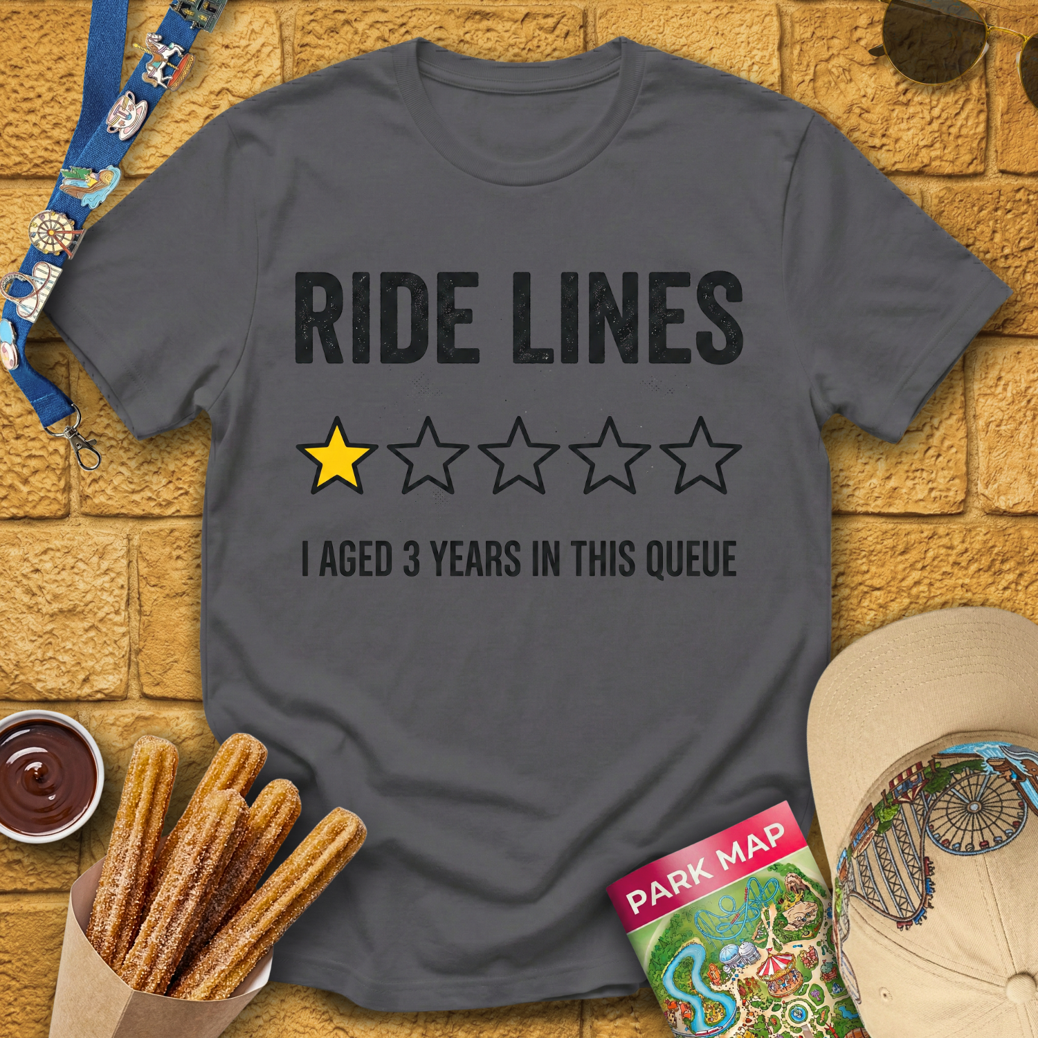 Ride Lines ★ ✰ ✰ ✰ ✰  T-Shirt