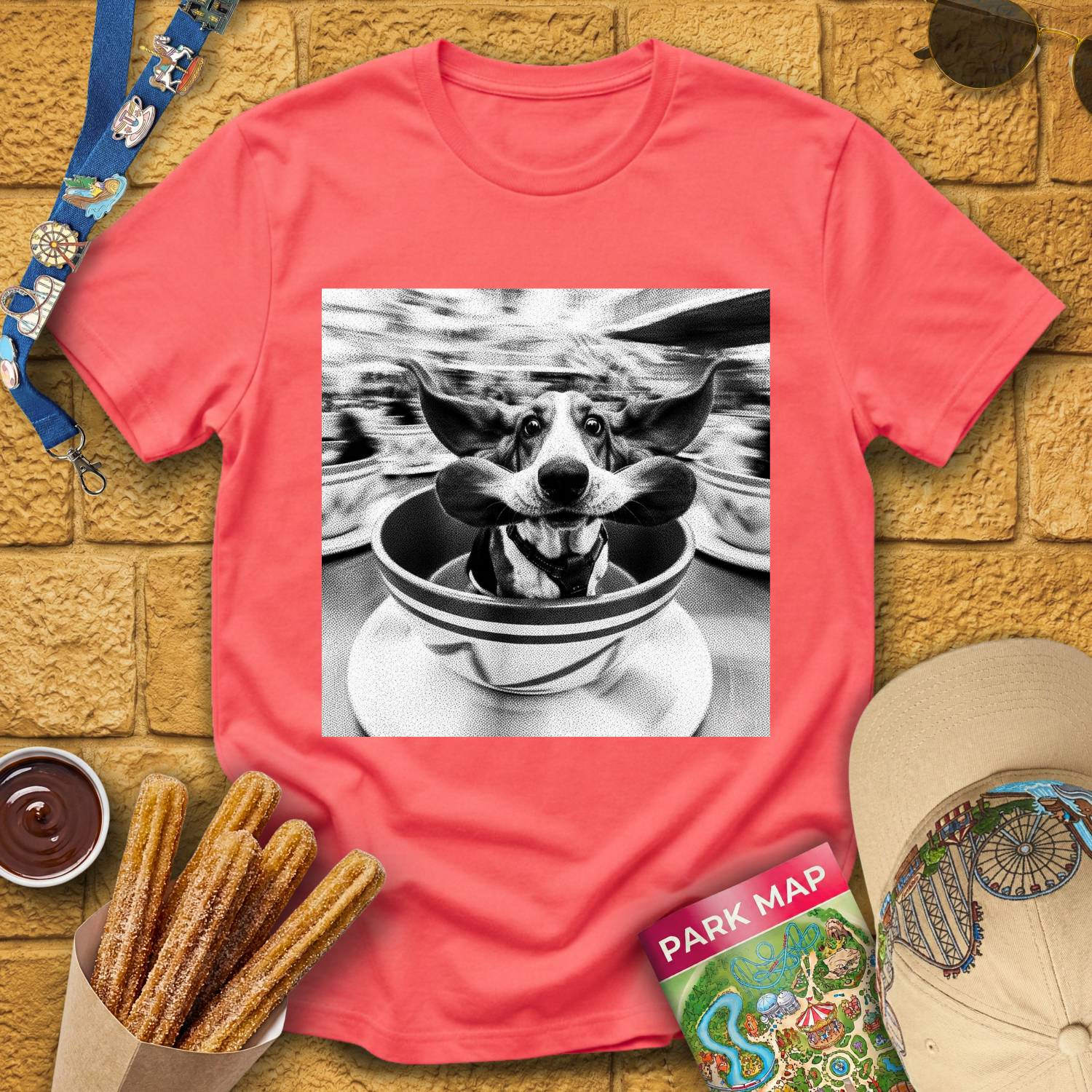 Basset Hound Teacup T-Shirt