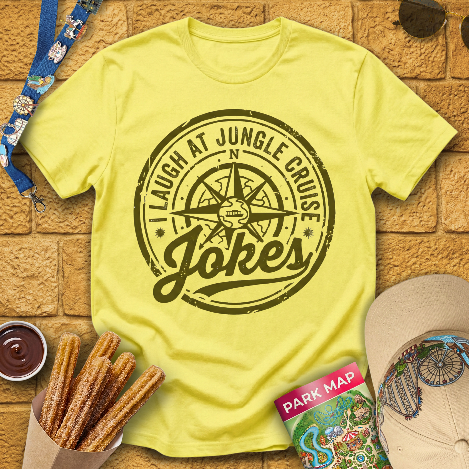 Jungle Cruise Jokes [Badge] T-Shirt