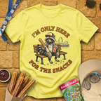 Here For Snacks [Racoon] T-Shirt