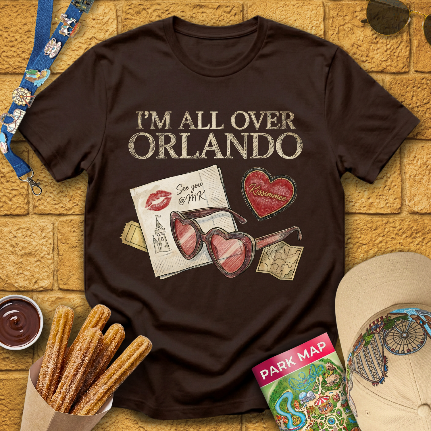All Over Orlando [Handcraft] T-Shirt