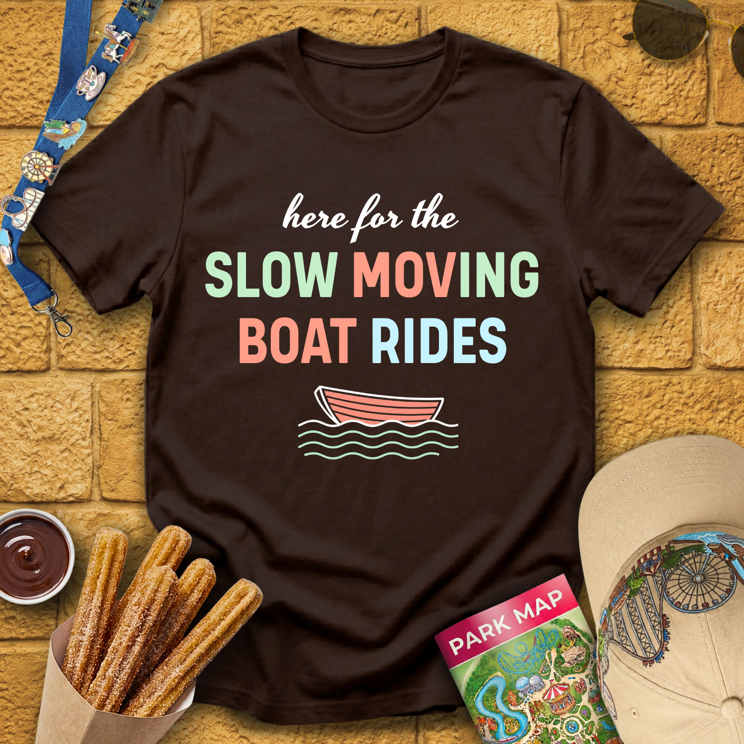 Slow Moving Boat Rides [Icon] T-Shirt
