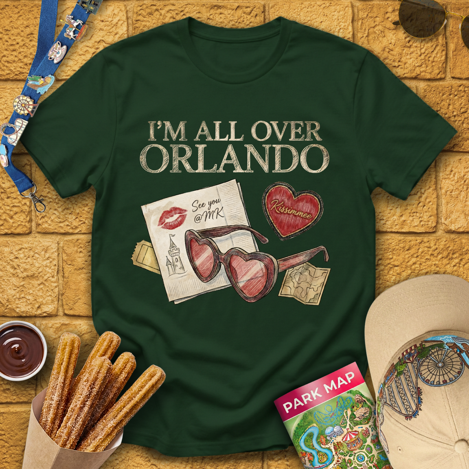 All Over Orlando [Handcraft] T-Shirt