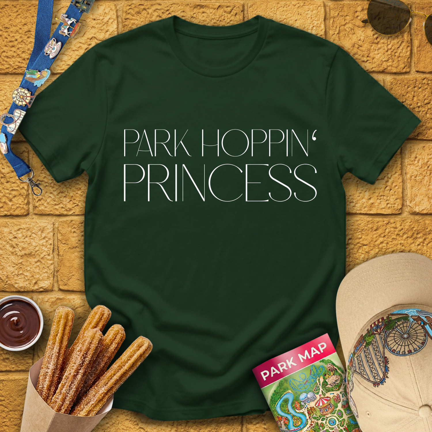 Park Hoppin' Princess [Sleek] T-Shirt