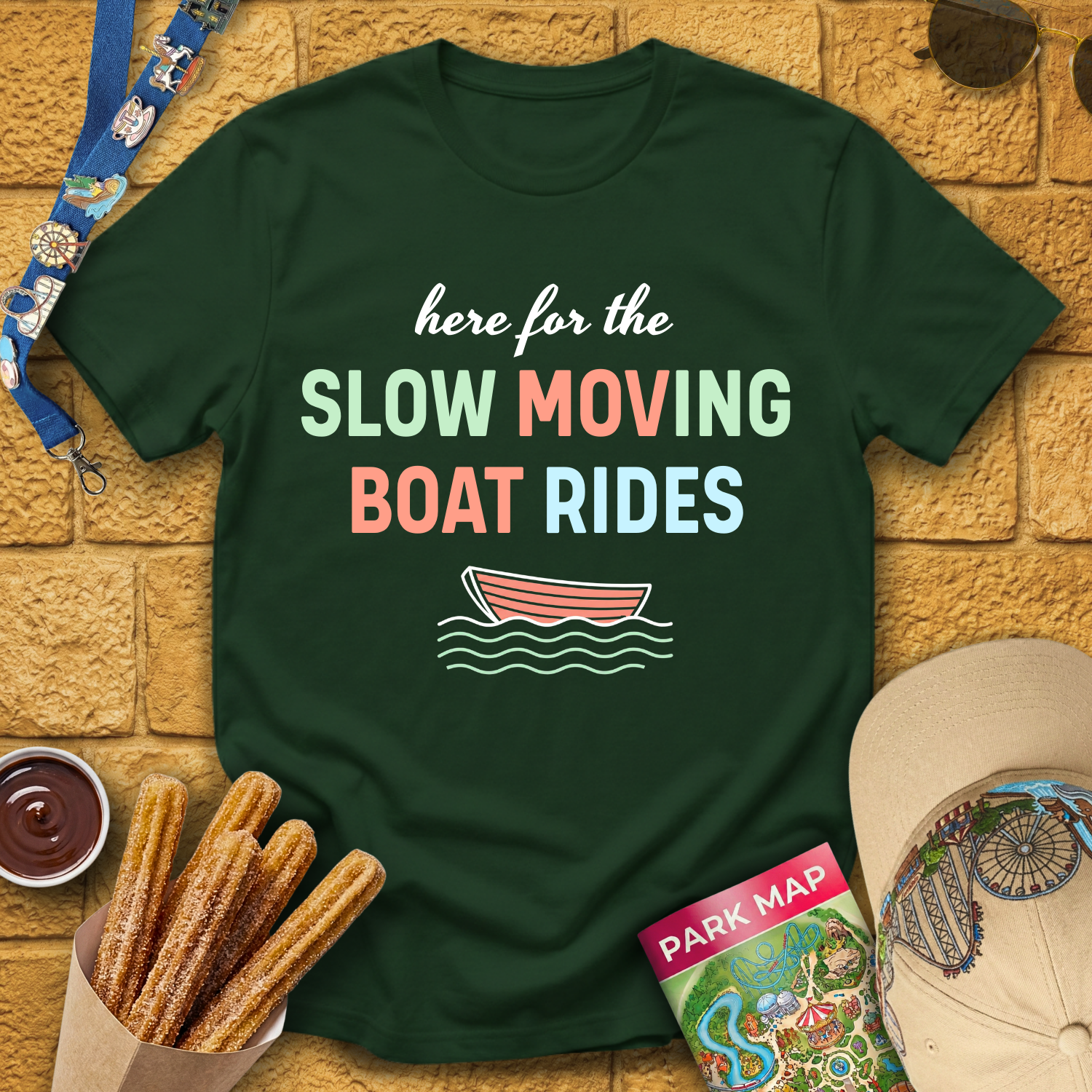 Slow Moving Boat Rides [Icon] T-Shirt