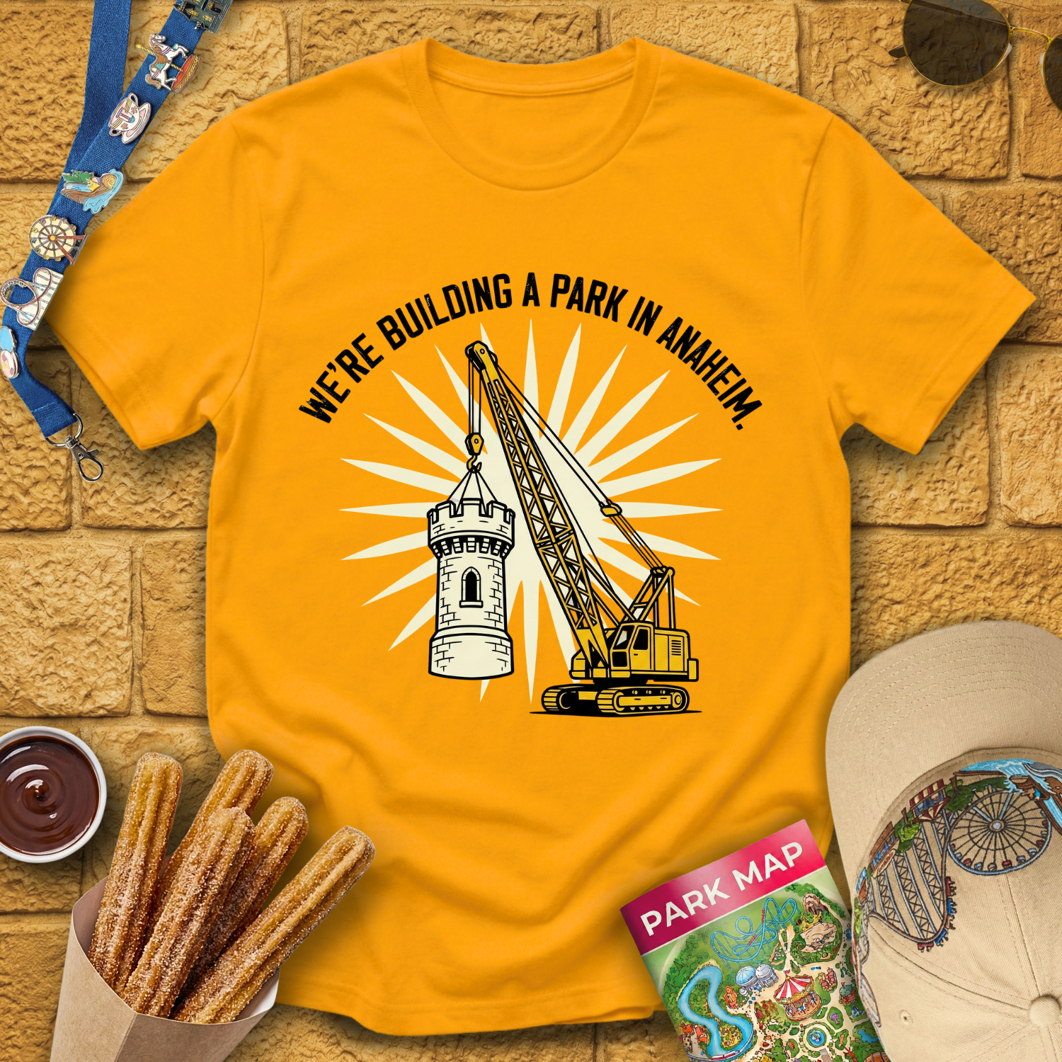 Building A Park [Crane] T-Shirt