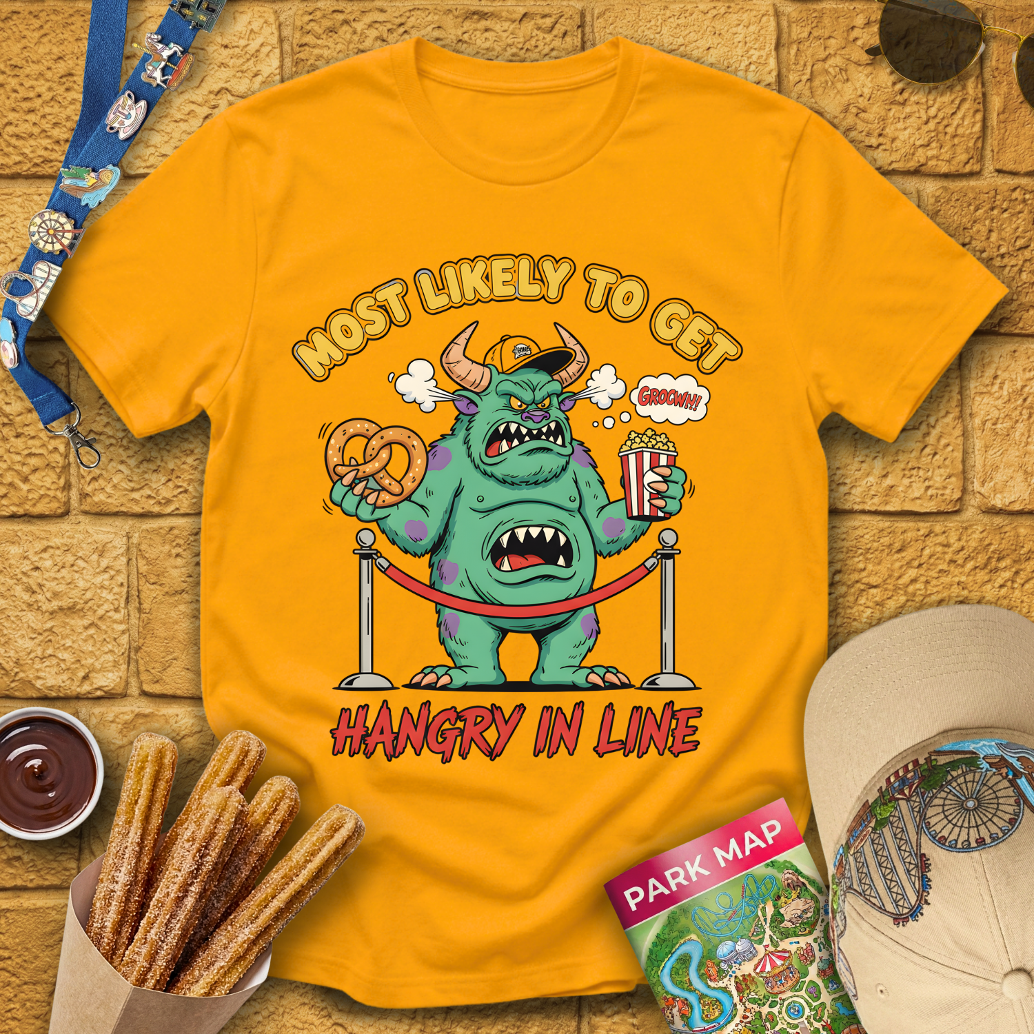 Hangry In Line [Monster] T-Shirt