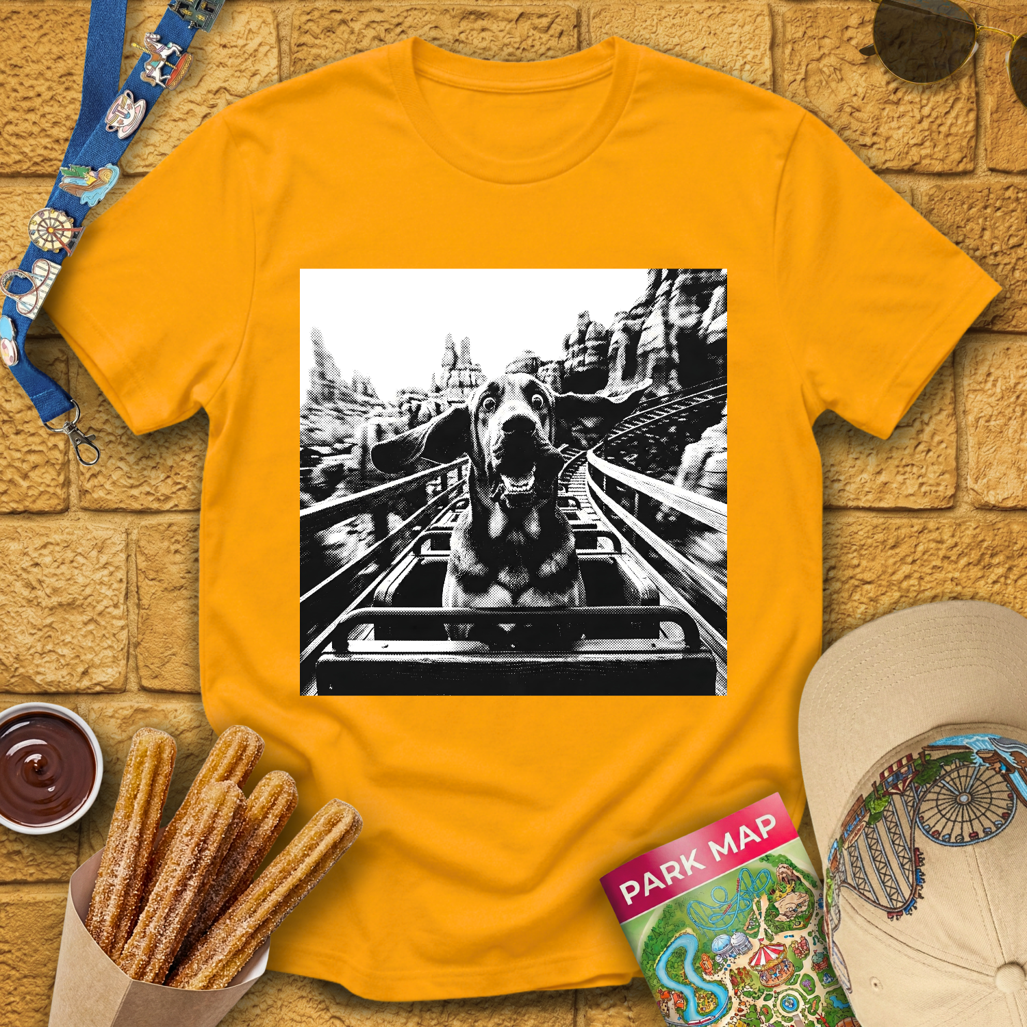 Basset Hound Dog Coaster T-Shirt