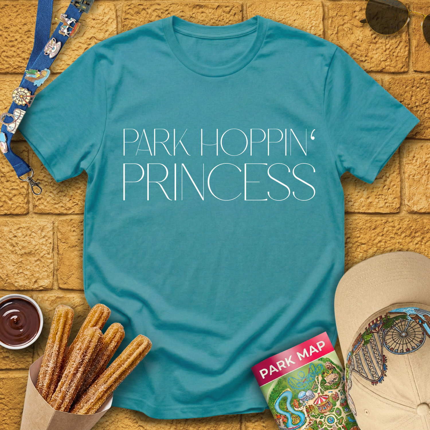Park Hoppin' Princess [Sleek] T-Shirt